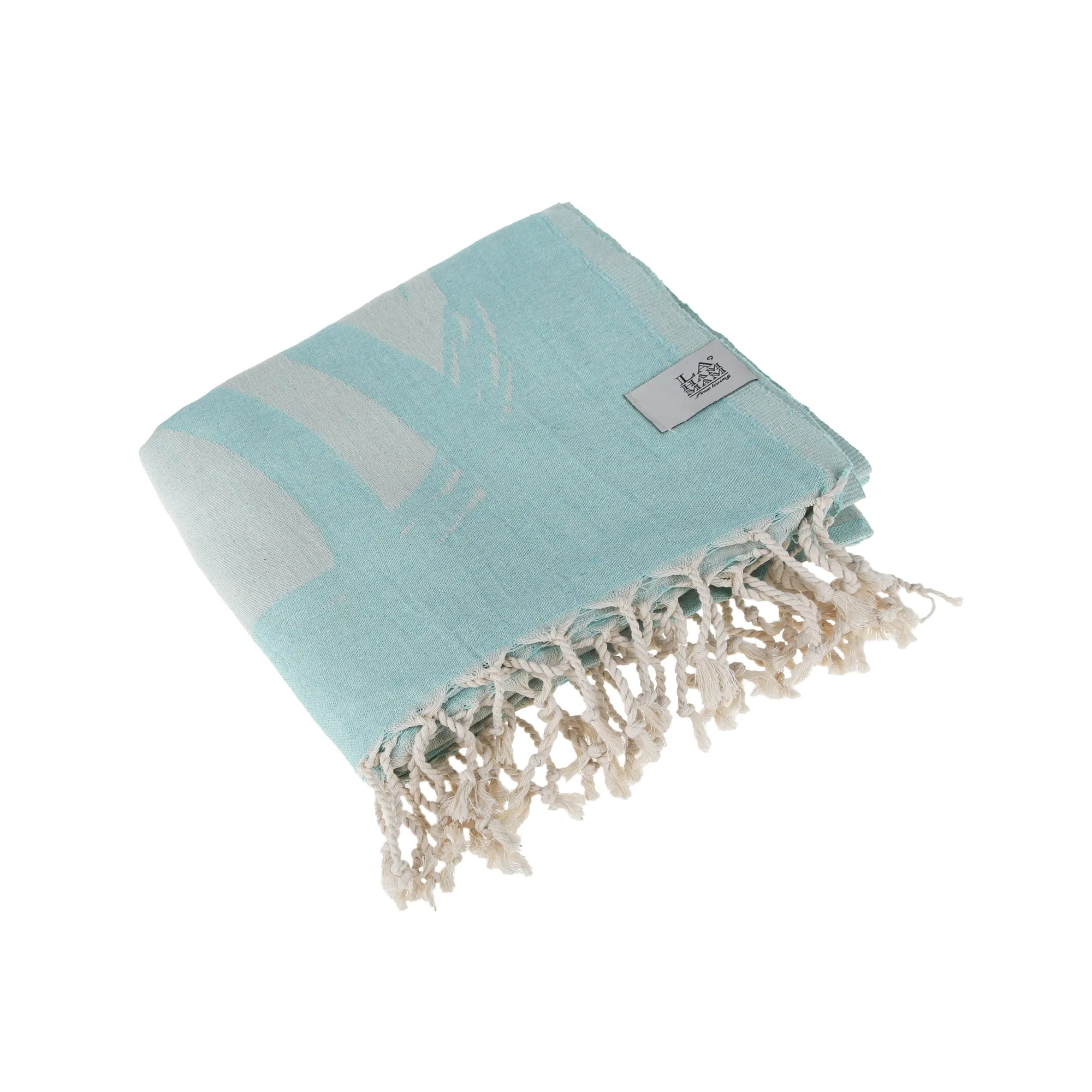 Go with the flow Peshtemal Pure Cotton Beach Towel by La'Hammam