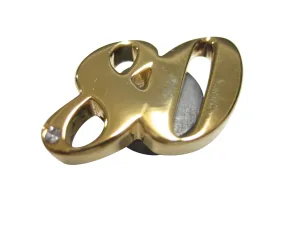 Gold Toned 80 Years Magnet