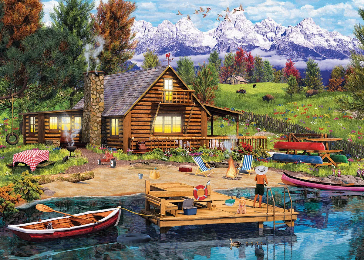 Grand Teton Cabin - 1000pc