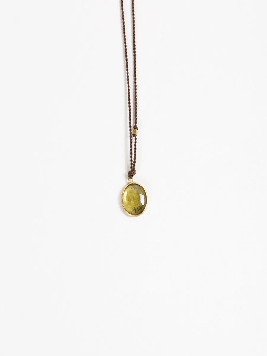 green tourmaline necklace