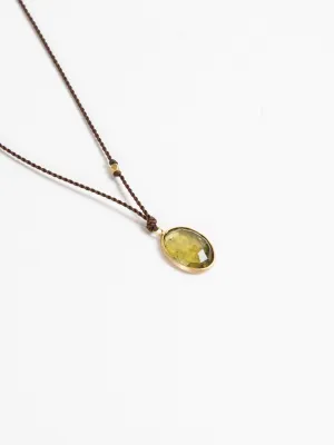 green tourmaline necklace