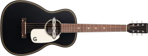 Gretsch G9520E Gin Rickey Electro Acoustic with Soundhole Pickup, Walnut Fingerboard, Smokestack Black