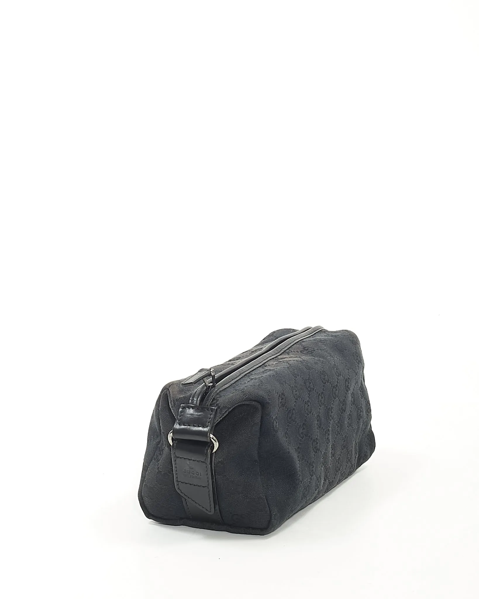 Gucci Black GG Canvas Toiletry Travel Pouch
