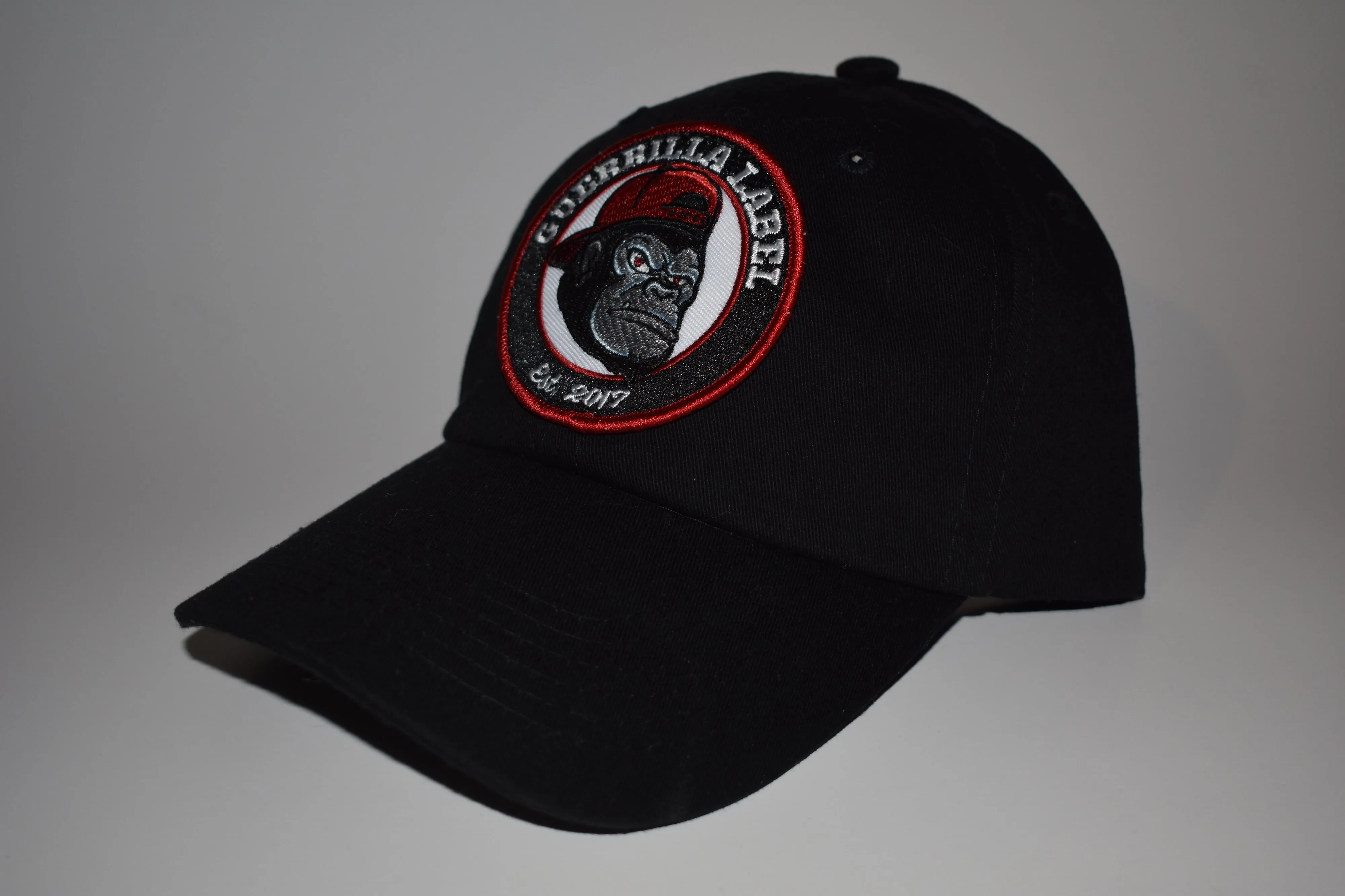 Guerrilla Baseball Cap- Big Logo Black