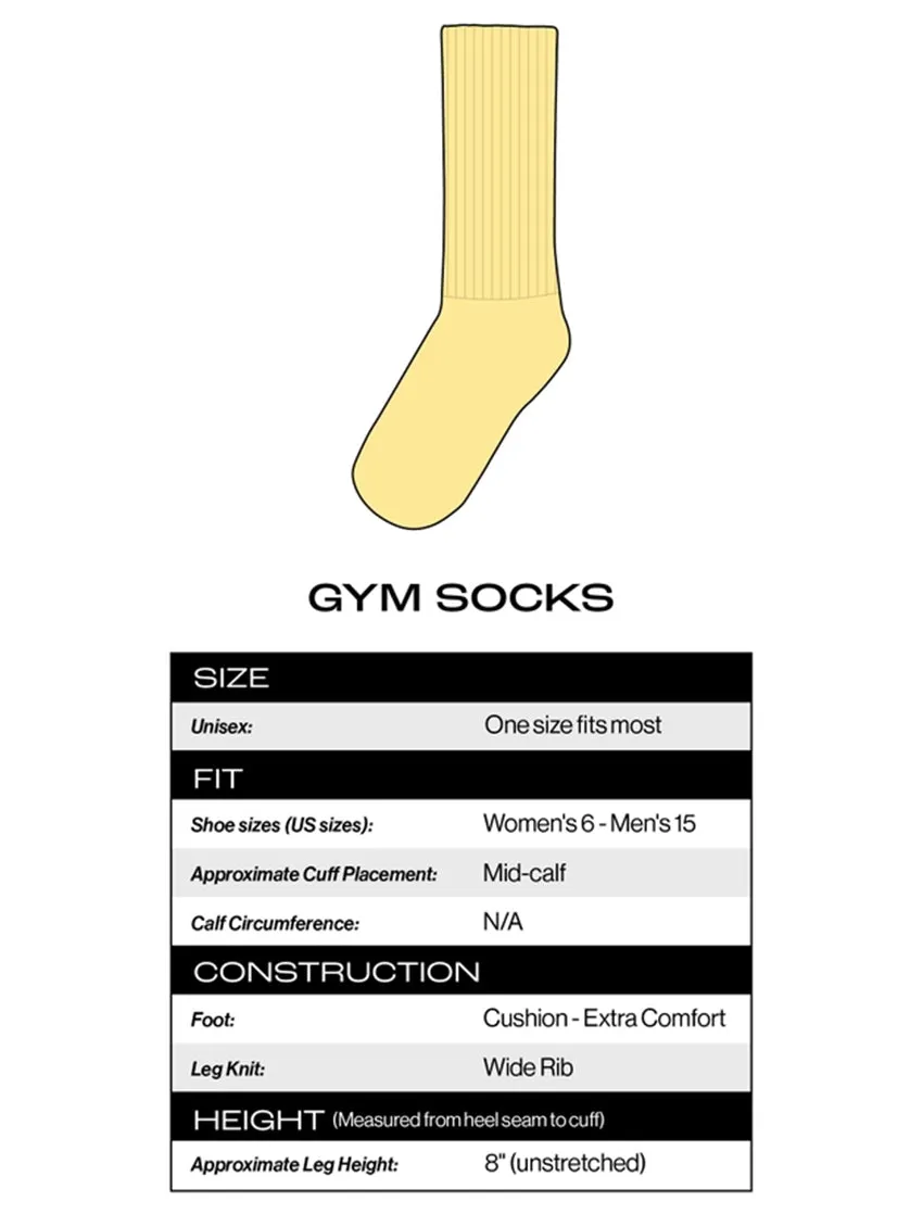 Gumball Poodle Gym Crew Socks