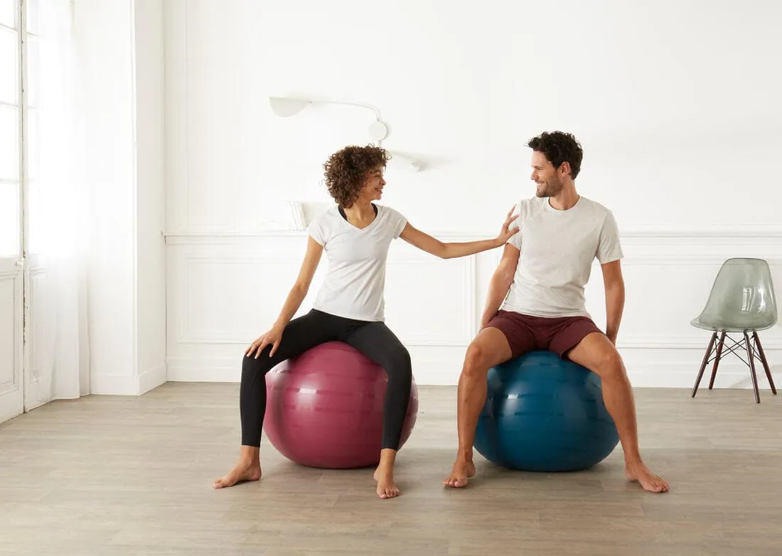 GYM BALL RÉSISTANT TAILLE 2 / 65 cm