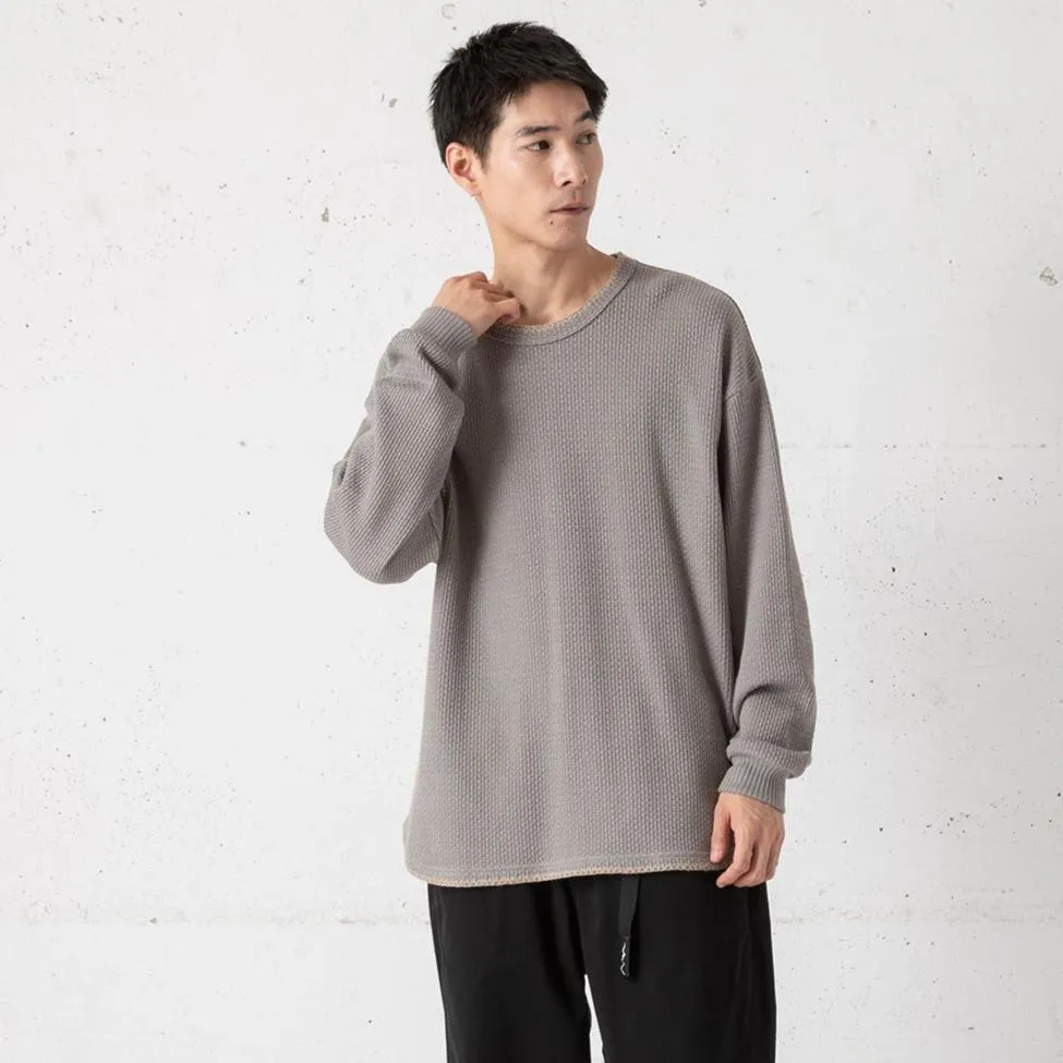 gym master | ジムマスター　ローゲージカノコ ブランケットステッチロングスリーブ Tee