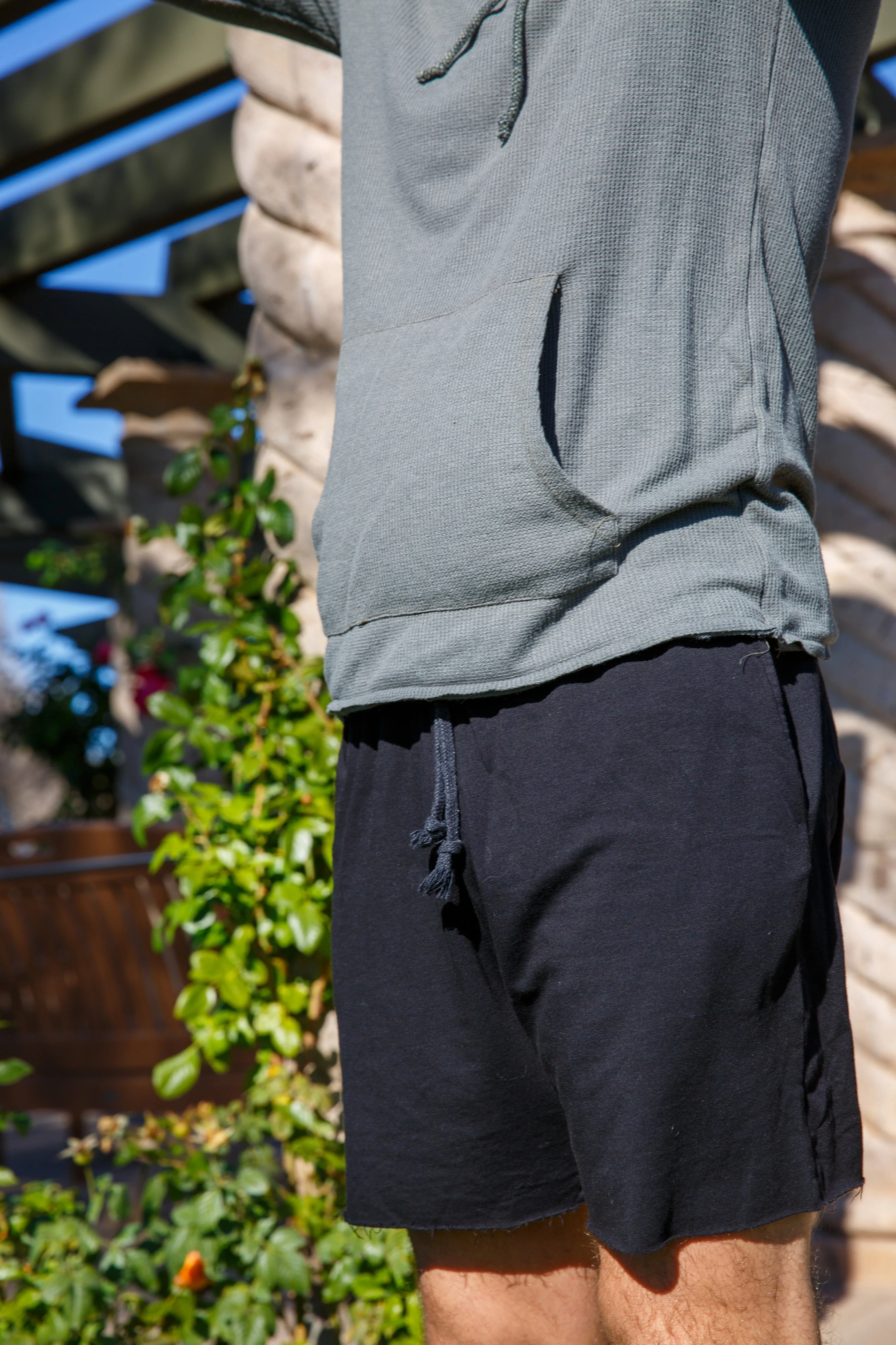 GYM SWEAT SHORT - BLACK