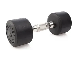 Hampton Fitness 75 lb Dura-ProStyle Dumbbell Pair with Steel Ergonomic Handle
