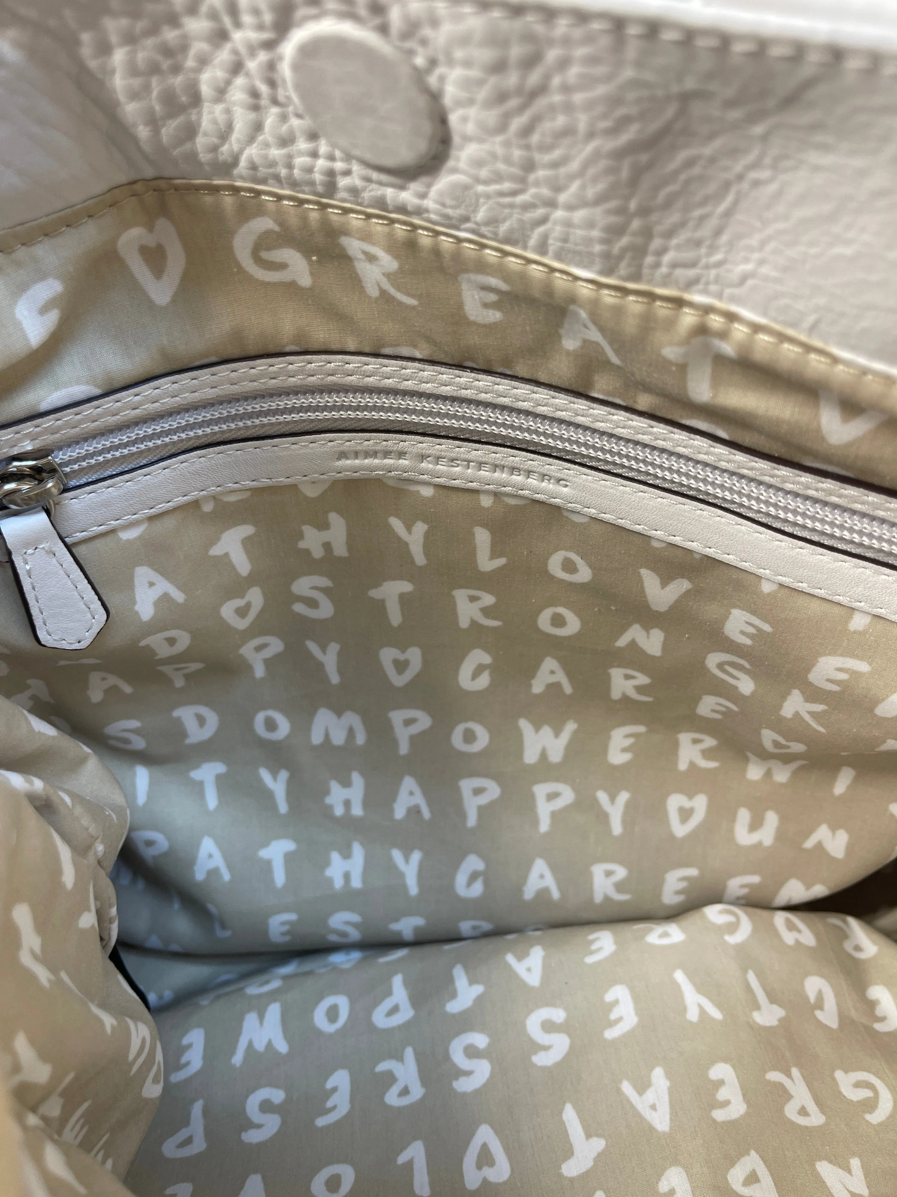 Handbag Leather Aimee Kestenberg, Size Large