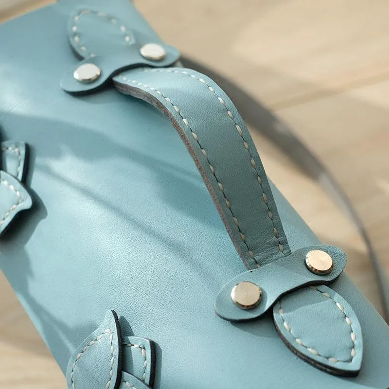 Handmade Leather Cute Shoulder Bag Satchel Purse Personalized Monogrammed Gift Custom Crossbody Bag Purse Shoulder Bag Purse
