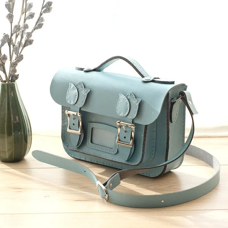 Handmade Leather Cute Shoulder Bag Satchel Purse Personalized Monogrammed Gift Custom Crossbody Bag Purse Shoulder Bag Purse