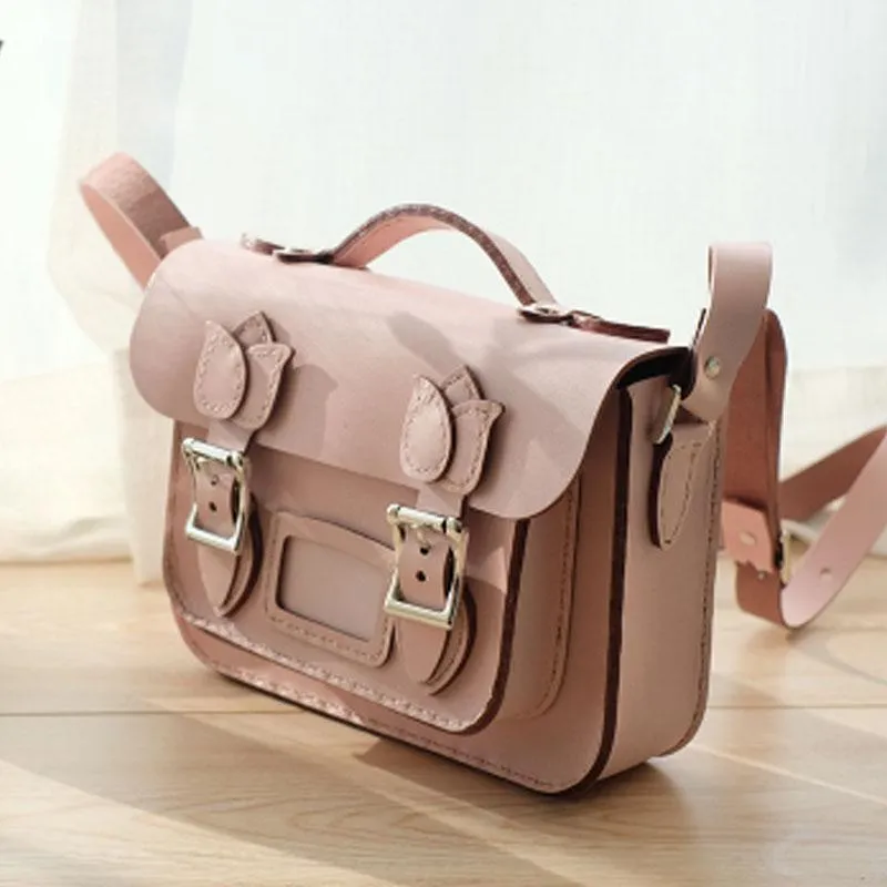 Handmade Leather Cute Shoulder Bag Satchel Purse Personalized Monogrammed Gift Custom Crossbody Bag Purse Shoulder Bag Purse
