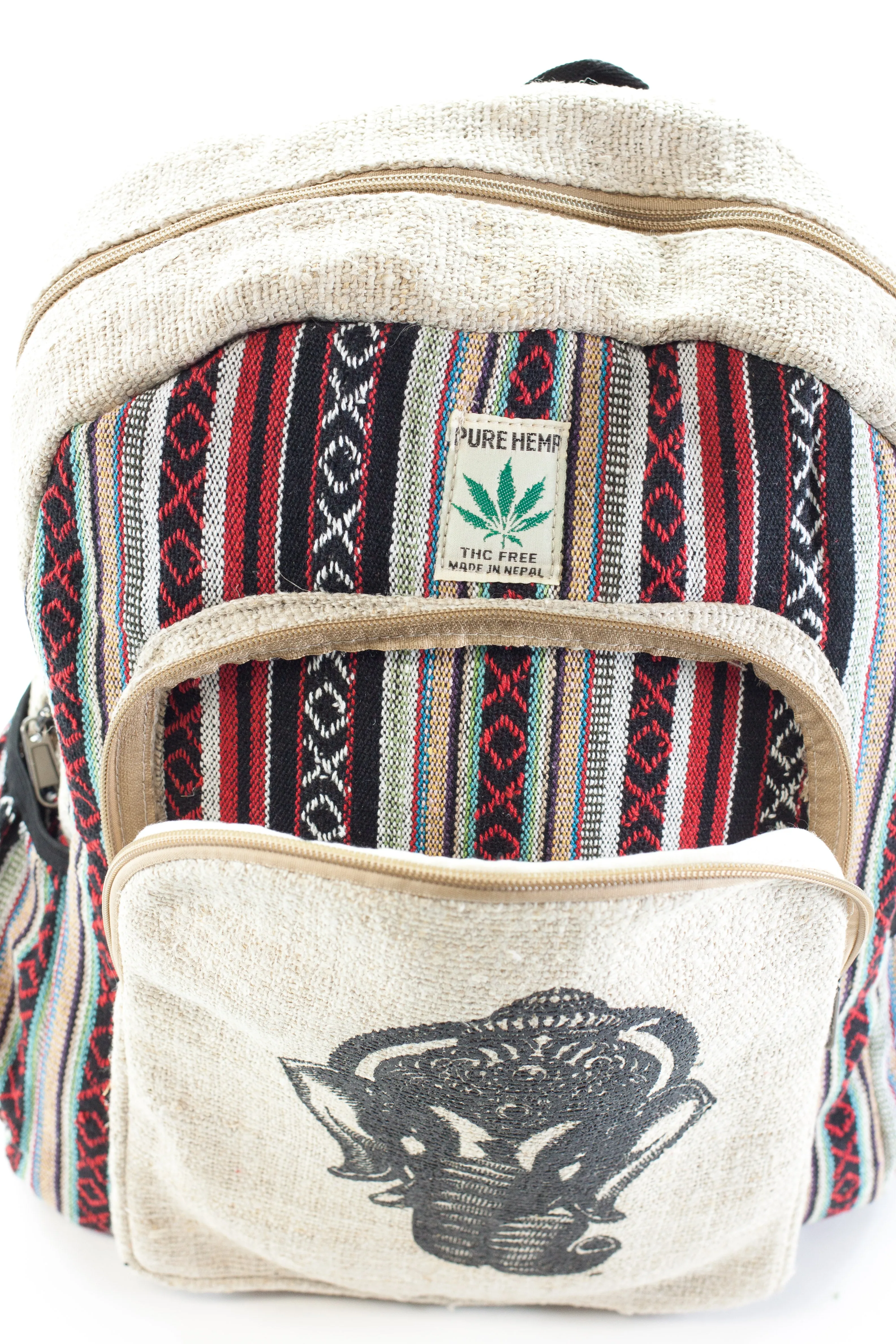 Handmade THC Free Pure Hemp Unisex Bag - HMPHB15