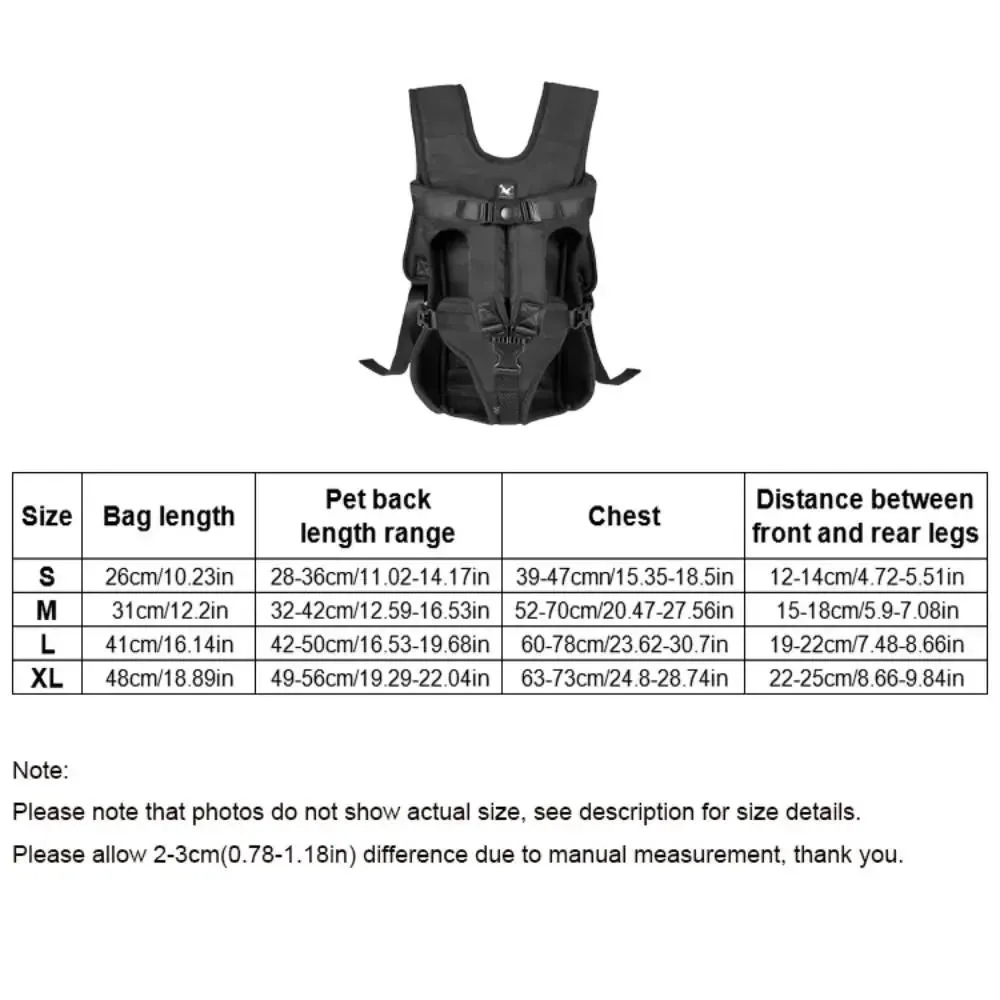 Hands-Free Adjustable Pet Backpack Carrier