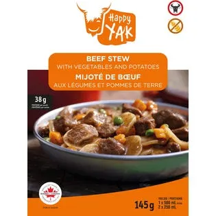 Happy Yak Mijote boeuf aux legumes et pommes de terre
