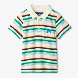 Hatley Polo Tee - Hiking Stripes
