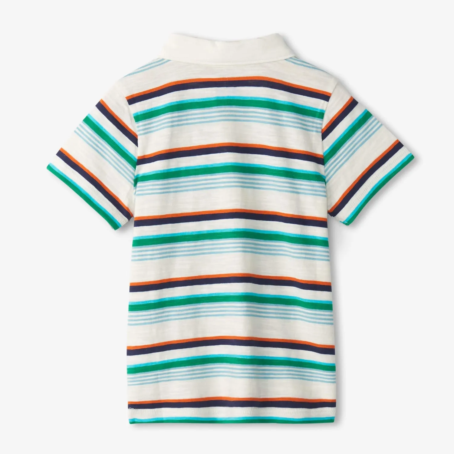 Hatley Polo Tee - Hiking Stripes