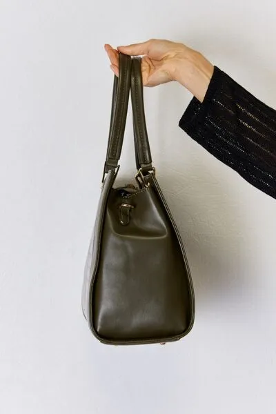 Hazel Blues® |  David Jones Texture PU Leather Handbag