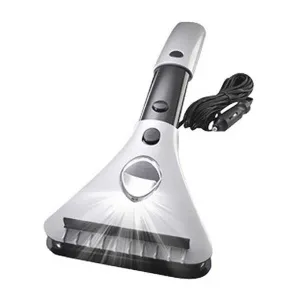 Heated Ice Scraper with Built-In Wide-Beam LED Light