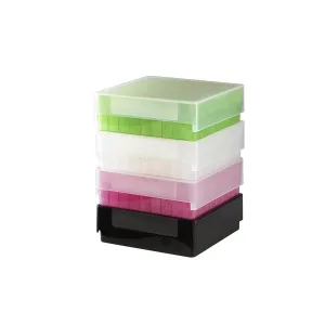 Heathrow Scientific 120040 81-Well Microtube Storage Box, Assorted
