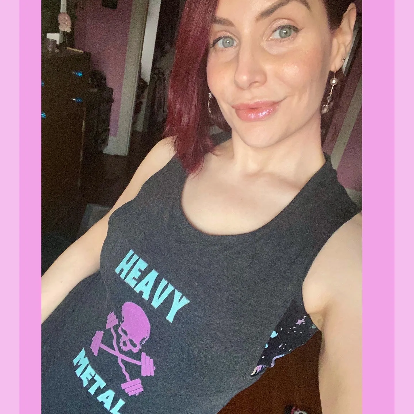 HEAVY METAL Goth Gym Workout Tank