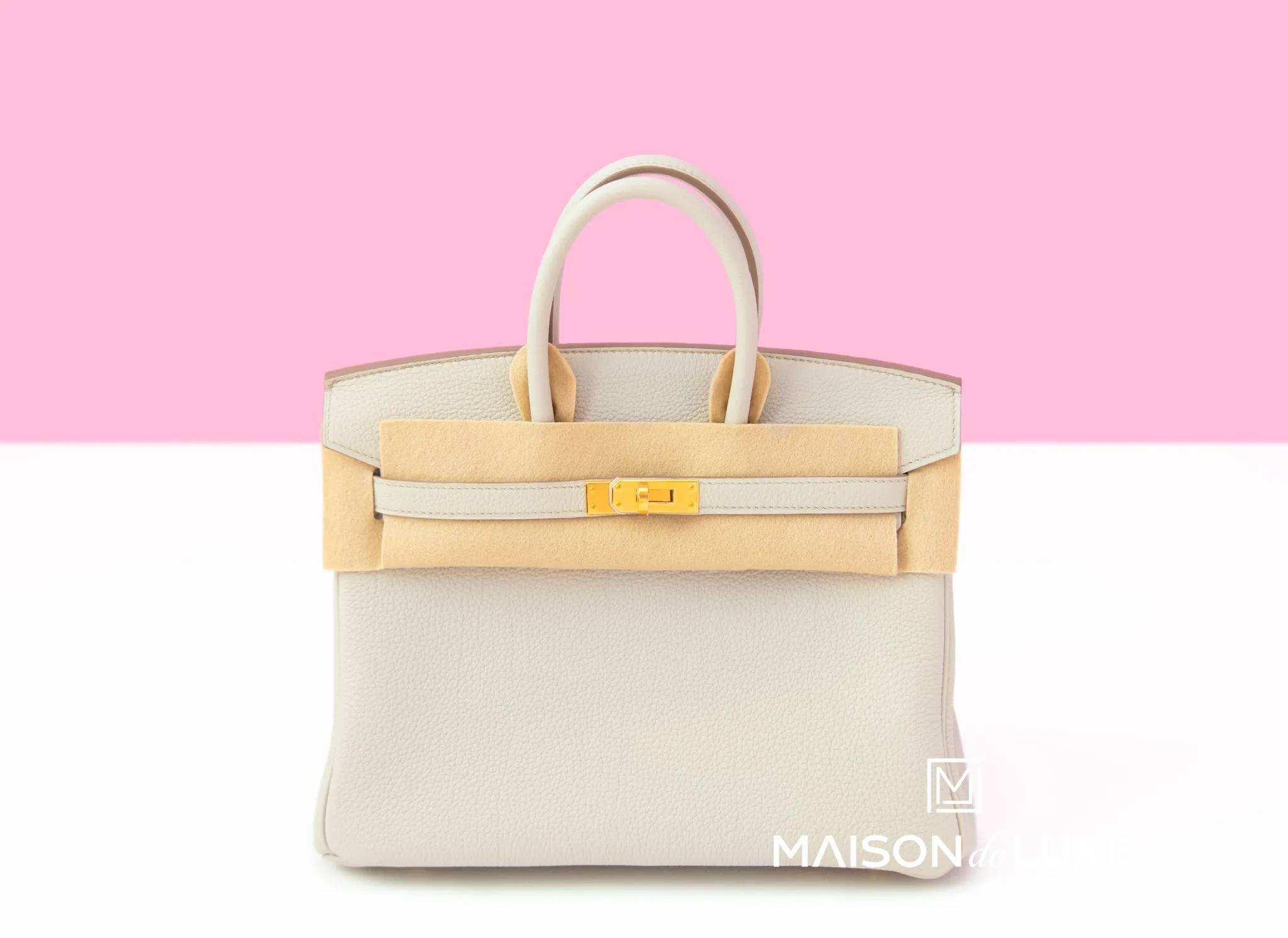 Hermes Birkin 25 Beton Togo Gold Hardware