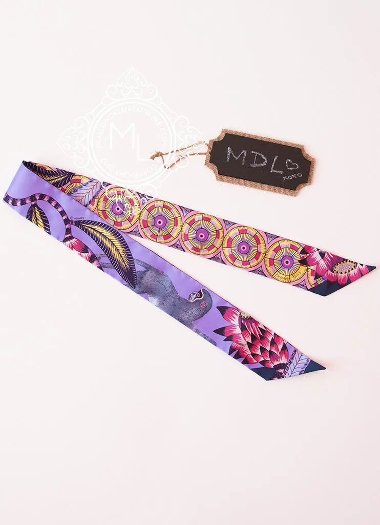 Hermes Rose Pink The Savana Dance Purple Twilly