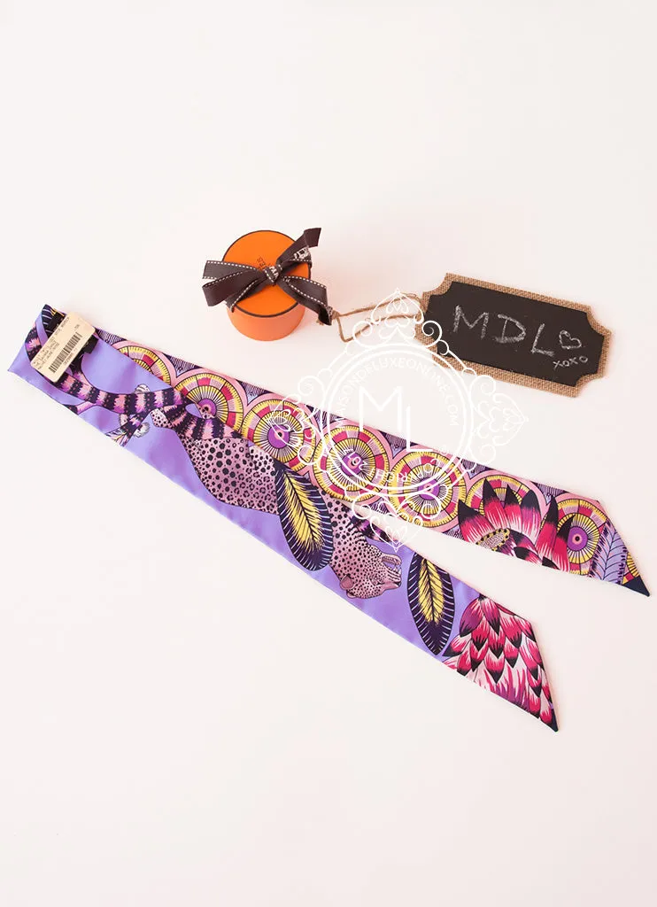 Hermes Rose Pink The Savana Dance Purple Twilly
