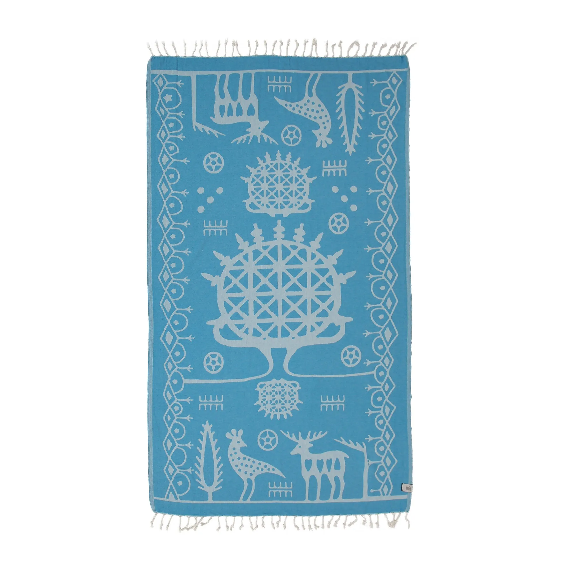 Hittite Peshtemal Pure Cotton Beach Towel by La'Hammam