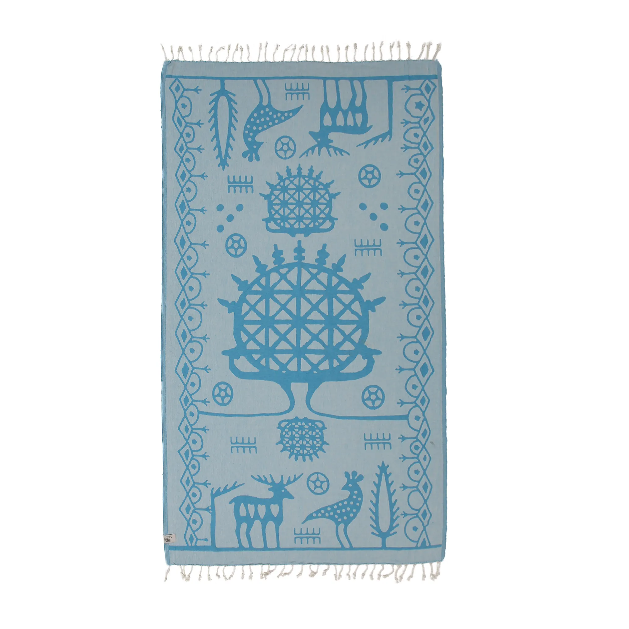 Hittite Peshtemal Pure Cotton Beach Towel by La'Hammam