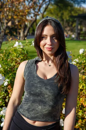HOODED TANK - VINTAGE ARMY