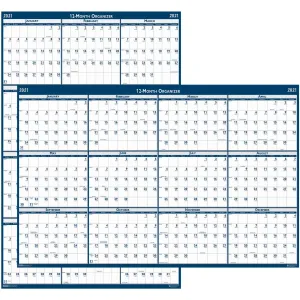 House of Doolittle Write-on Laminated Wall Planner