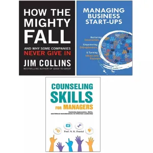 How the Mighty Fall,Counseling Skills Managers,Managing Business Start 3 Books Set