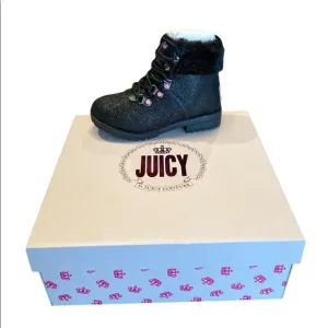 🎉HP🎉 🌸NIB JUICY COUTURE Girls Castro Valley Hiking Boot - size 12