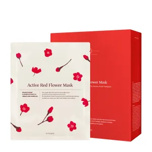 Hyggee Active Red Flower Mask