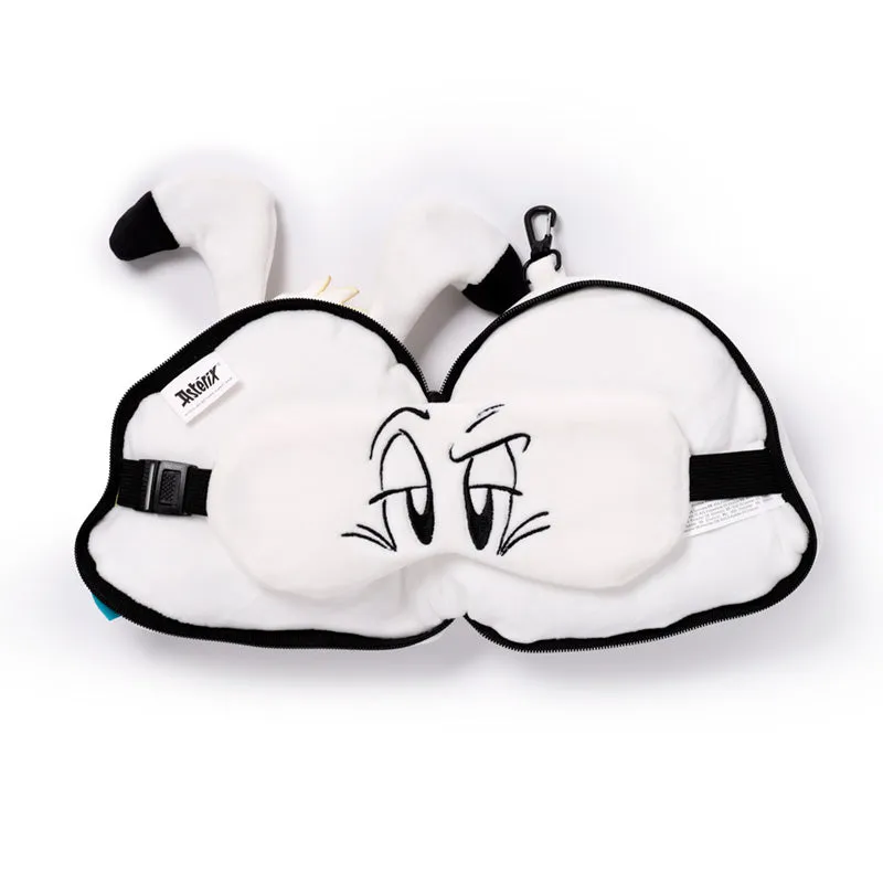 Idefix (Dogmatix) Asterix Relaxeazzz Plush Round Travel Pillow & Eye Mask Set