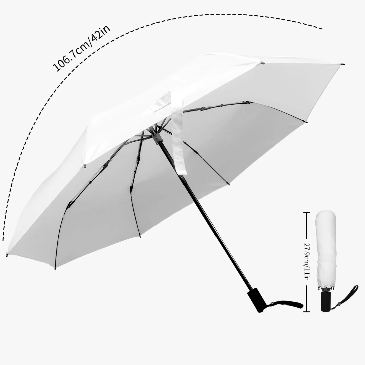 I'm literally Just a Girl Manual Folding Umbrella