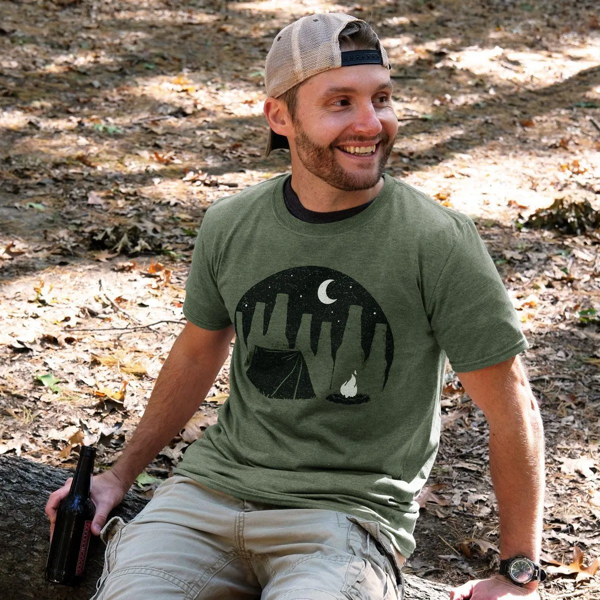 In Tents Camping Drinkah T-Shirt