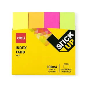 Index Tabs Deli 76x19mm A11202