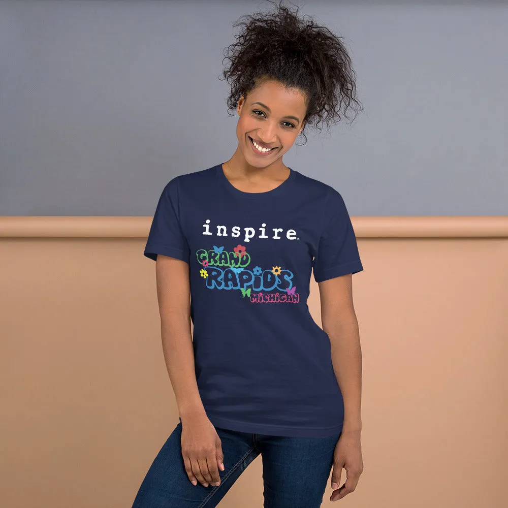 inspire Grand Rapids Colorful Unisex t-shirt