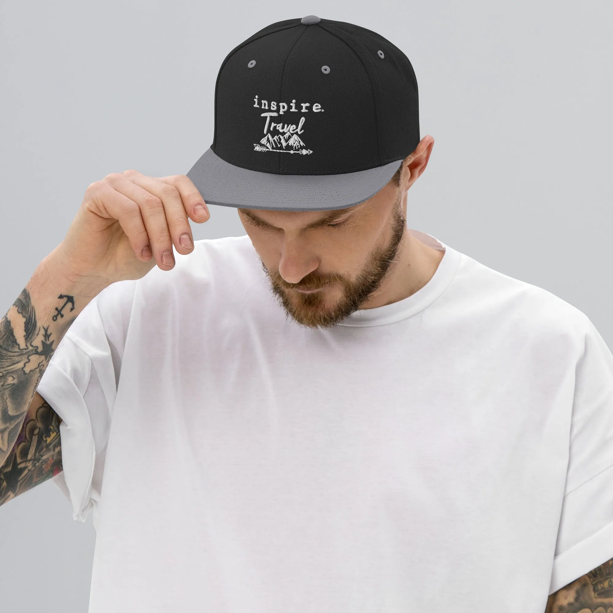 inspire Travel Snapback Hat