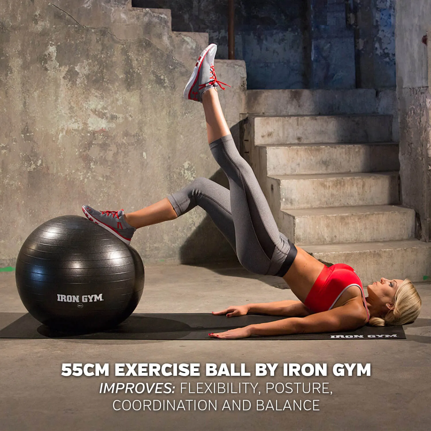 Iron Gym Essential Exercise Ball - 55cm