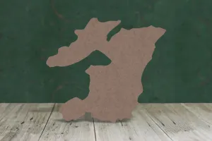 Isle of Islay - wooden craft shape - 2mm MDF
