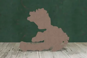 Isle of Mull - wooden craft shape - 2mm MDF