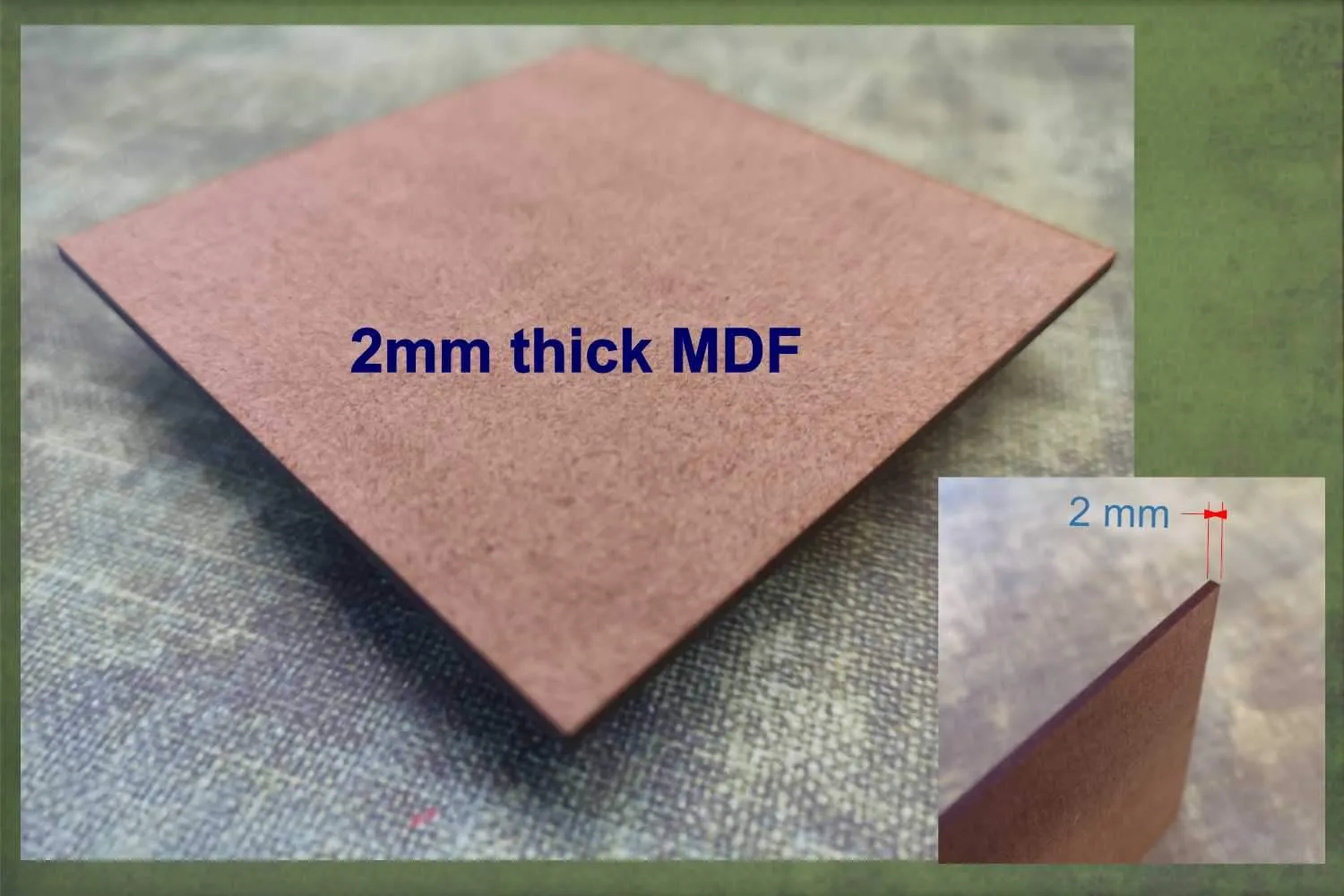Isle of Mull - wooden craft shape - 2mm MDF