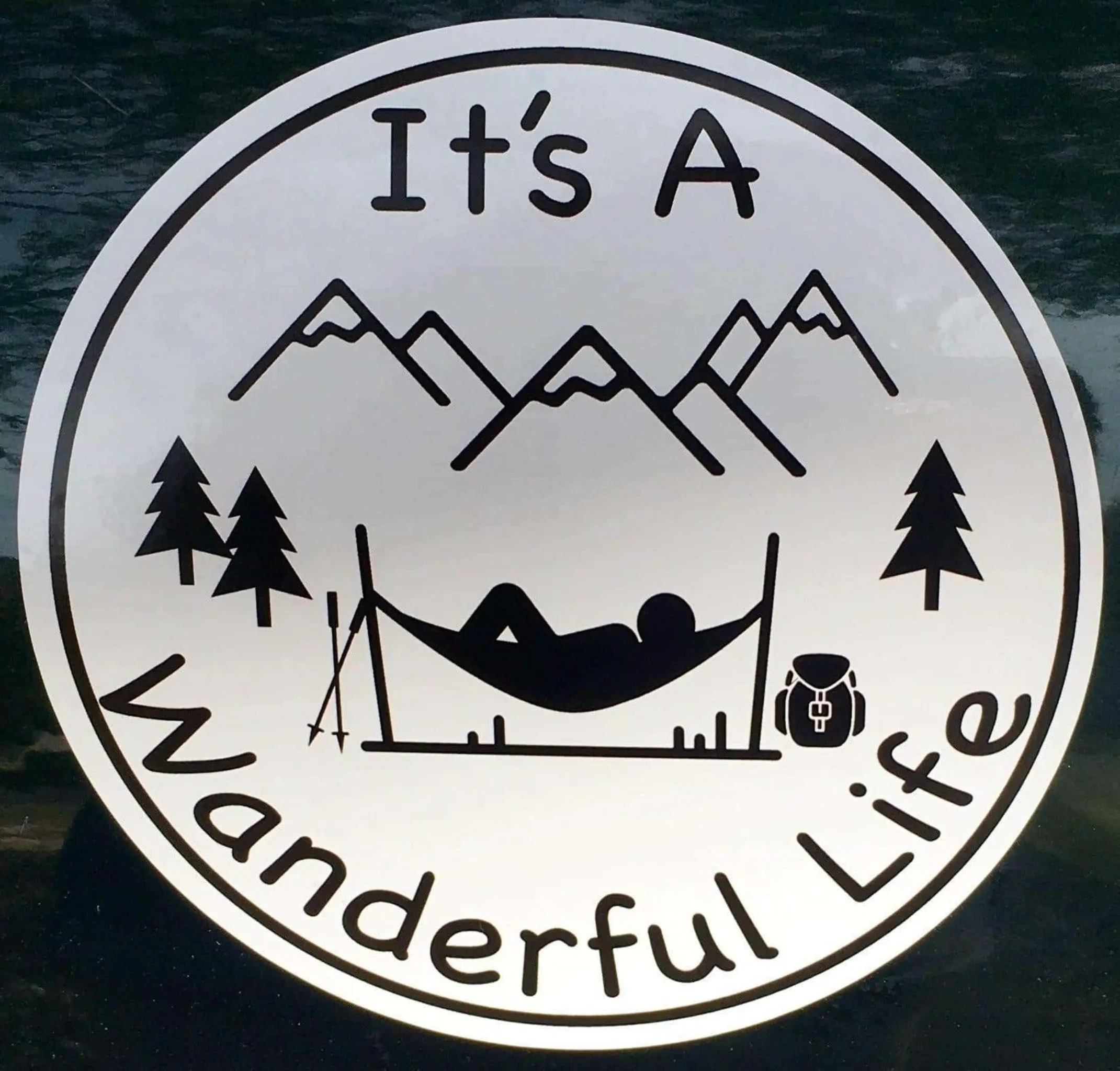 It's A Wanderful Life Hammock Sticker