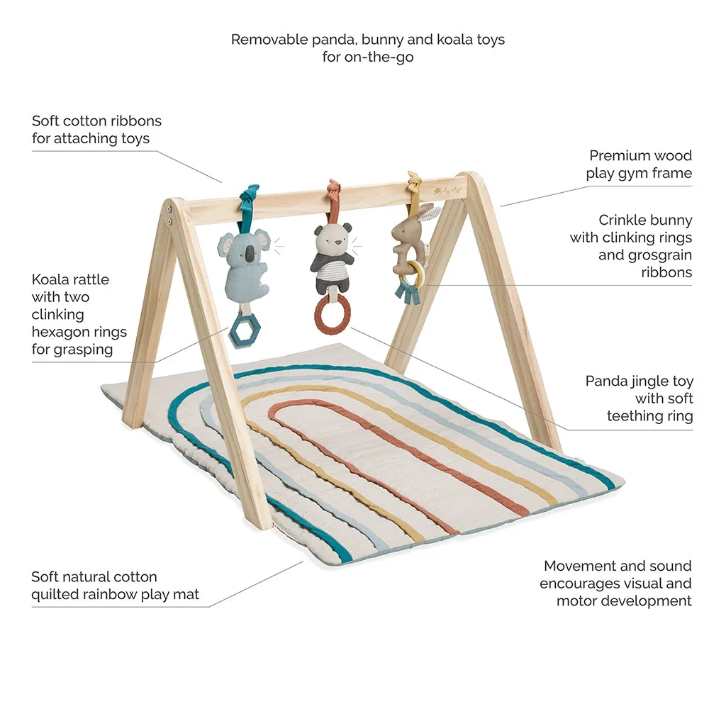 Itzy Ritzy Activity Gym™ Wooden Gym with Toy