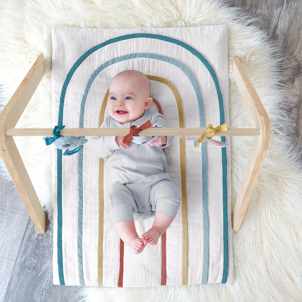 Itzy Ritzy Activity Gym™ Wooden Gym with Toy
