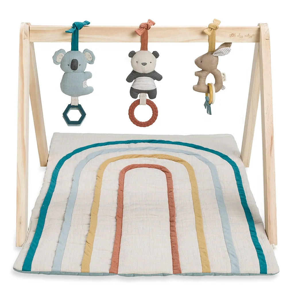 Itzy Ritzy Activity Gym™ Wooden Gym with Toy
